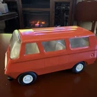 Vintage TONKA 5" Steel Red Van 8 Window