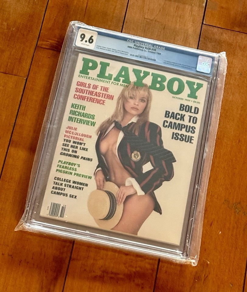 Playboy Magazine Oct 1989 Pam Anderson First Rookie v36 10
