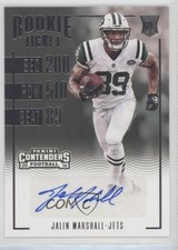 2016 Panini Contenders Rookie Ticket Jalin Marshall #154 Auto 2m4