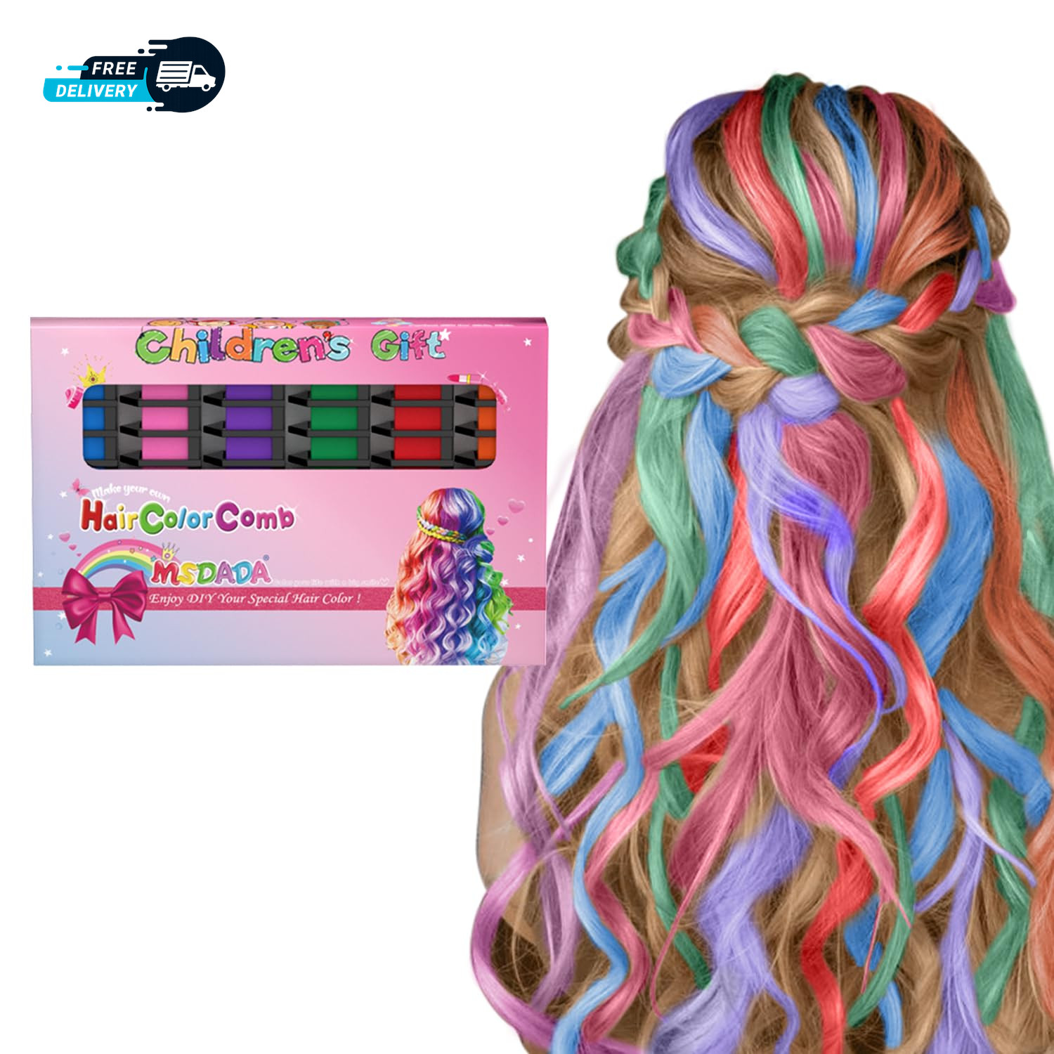 Dye For Girls Kids  Washable Hair