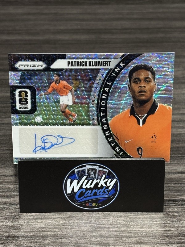 2026 Panini Prizm Fifa World Cup - International Ink Patrick Kluivert #II-PK