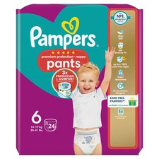 [SALE] Pampers Premium Protection Nappy Pants Size 6, 24 Nappies