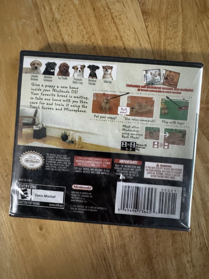 Nintendogs: Lab & Friends (Nintendo DS, 2005) Factory Sealed - Image 2 of 3