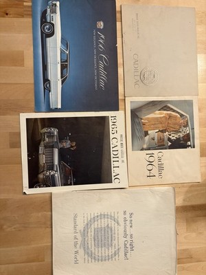 5 Cadillac Brochures