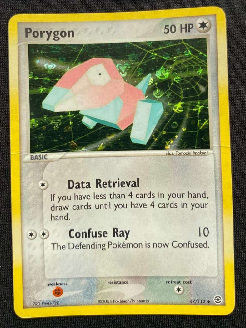 Pokemon Card Porygon 47/112 EX FireRed & Leaf Green Set Reverse Holo Vintage HP