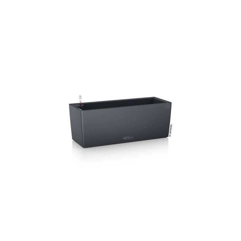 Jardinière Lechuza Balconera Color 50 ardoise rectangulaire avec réserve d'eau
