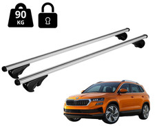 Dachgepäckträger Dach Für Skoda Karoq 2022- Mit Handlauf Diebstahlschutz