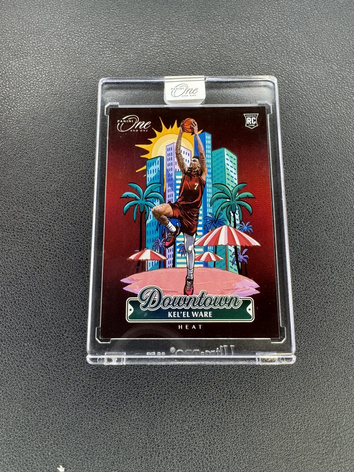 2024-25 Panini One And One Kel'el Ware #33 RC Rookie Downtown Case Hit SSP