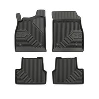FußMatten Gummimatten No.77 FüR Opel Astra J 2009-2015 TPE Schwarz 4 Teile