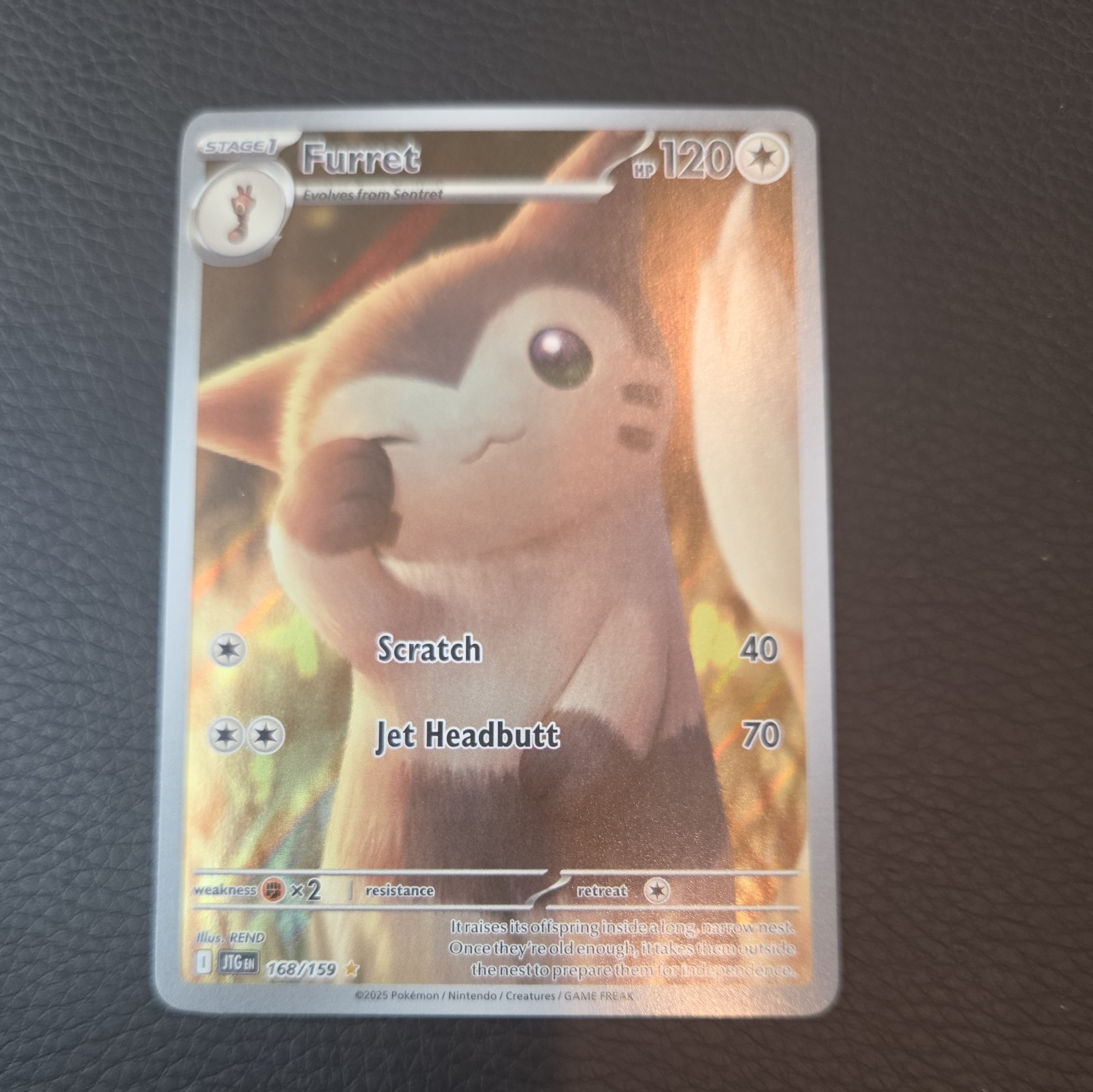 Furret 168/159 Sv09: Journey Together Holo