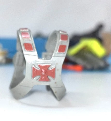 Vintage MOTU He Man Armor Chest Harness Original 1981 Taiwan Gray Accessory Part