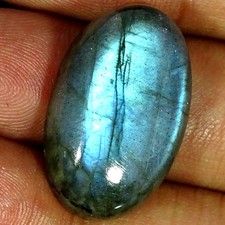 31.00Cts Jewelry Making Natural Labradorite Oval Cabochon Gemstone 16X26X8MM