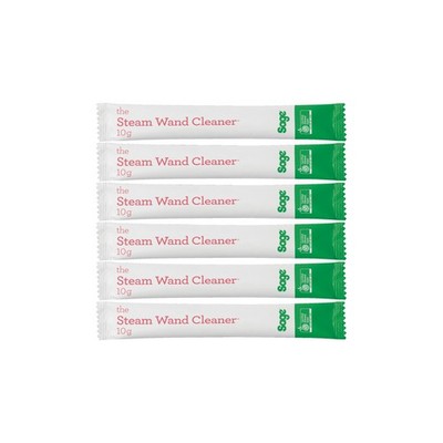 SAGE SCC301NEU0ZEU1 Organic Steam Wand Cleaner, 6er Pack, Reinigungspuder Weiß