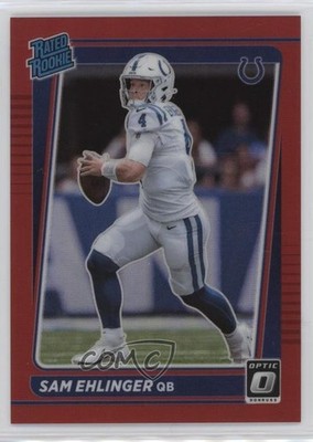 2021 Panini Donruss Optic Rated Red Prizm 23/99 Sam Ehlinger #246 Rookie RC 1cc7