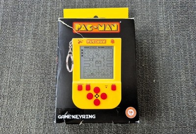 TOLLER Pocket PAC-MAN Retro elektronisches Spiel GROSSER SCHLÜSSELRING, NEUWERTIG in BOX!