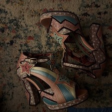irregular choice womens 38 pump rainbow star ...