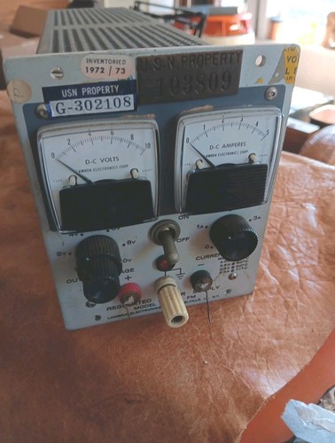 Ex USN Lambda LH 118A FM Regulated DC Power Supply - Picture 1 of 4