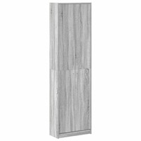 Schmaler Kleiderschrank Grau Sonoma 55X25X189 Cm Holzwerkstoff
