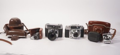 Vintage Konvolut Analog Fotografie u.A. Zeiss Ikon Contessa LK + Agfa Silette-LK