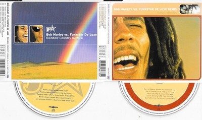 2 x BOB MARLEY vs Funkstar de Luxe - sun is shining  + rainbow country - CD s