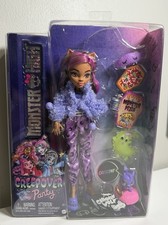 Monster High G3 Creepover Party Clawdeen Wolf Doll NIB Mattel 2022 Crescent