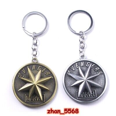 Marvel Superhero Captain Marvel Design Logo Alloy Key Chains Keychain Keyring Marvel Superhero Captain Marvel Design Logo Alloy Key Chains Keychain Keyring