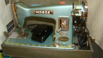 Vintage Morse 300 B-L Deluxe Sewing Machine with Case GC Made in Vintage Morse 300 B-L Deluxe Sewing Machine with Case GC Made in