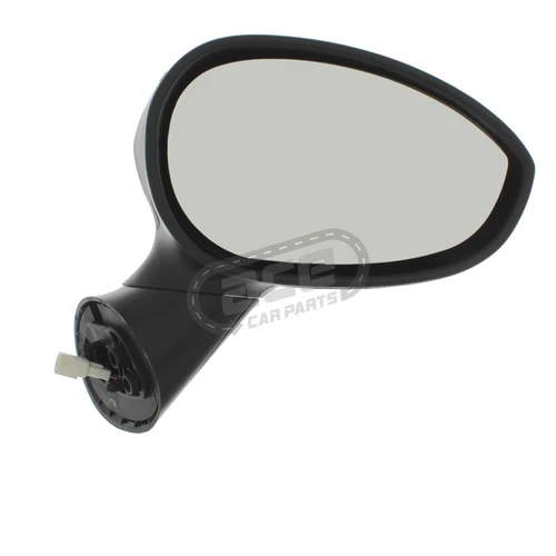 Electric Wing Door Mirror For Fiat 500 2008-2017 Primed Cover Drivers Right Hand