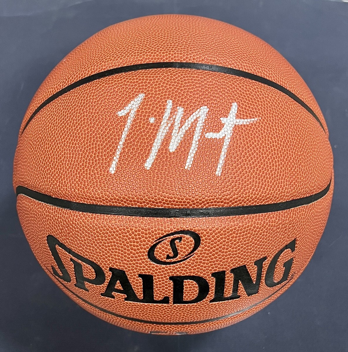 Ja Morant Grizzlies Signed NBA Spalding Game Replica Basketball