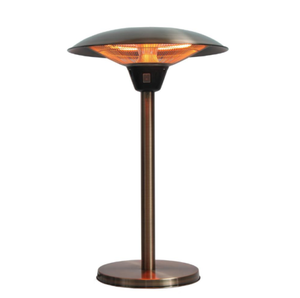 Details About Firesense 62217 Cimarron Brushed Copper Colored Table Top Halogen Patio Heater