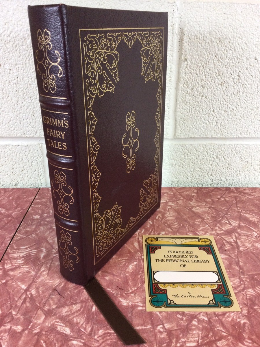 ブック　6.7.8 Vintage Grimm's Fairy Tales Leather Bound HC Book- Collector's