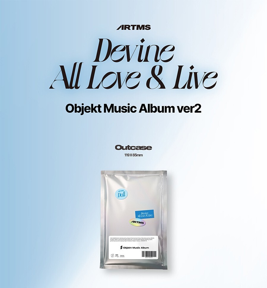 ARTMS [DALL] 1st Album OBJEKT MUSIC ALBUM/QR Post Card+Double
