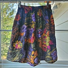 Vintage 1990's High Rise Floral Shorts  Small