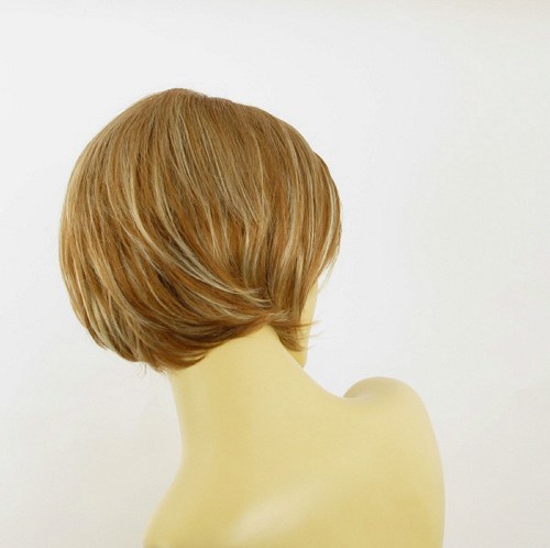 short wig for woman blond copper wick light blond ref: FRANE f27613 PERUK - Picture 6 of 9
