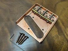 Aluminium Telecaster® Bridge-Tele Knurled Brass Saddle