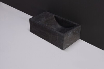 Forzalaqua Waschbecken Natursteinbecken VENETIA XS 29 cm Bluestone Waschtisch