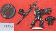 Games Workshop Warhammer 40k Grey Knight with Halberd WH40K Metal Figure GK OOP