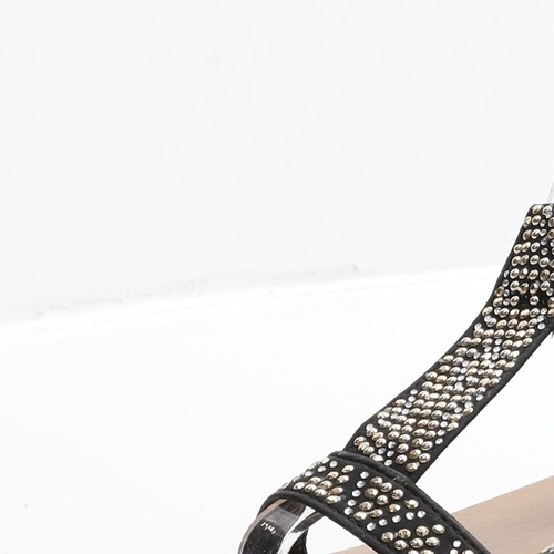 Sandalo Sole Sister donna nero poliestere Slingback UK 4 EU 37 - Foto 7 di 12