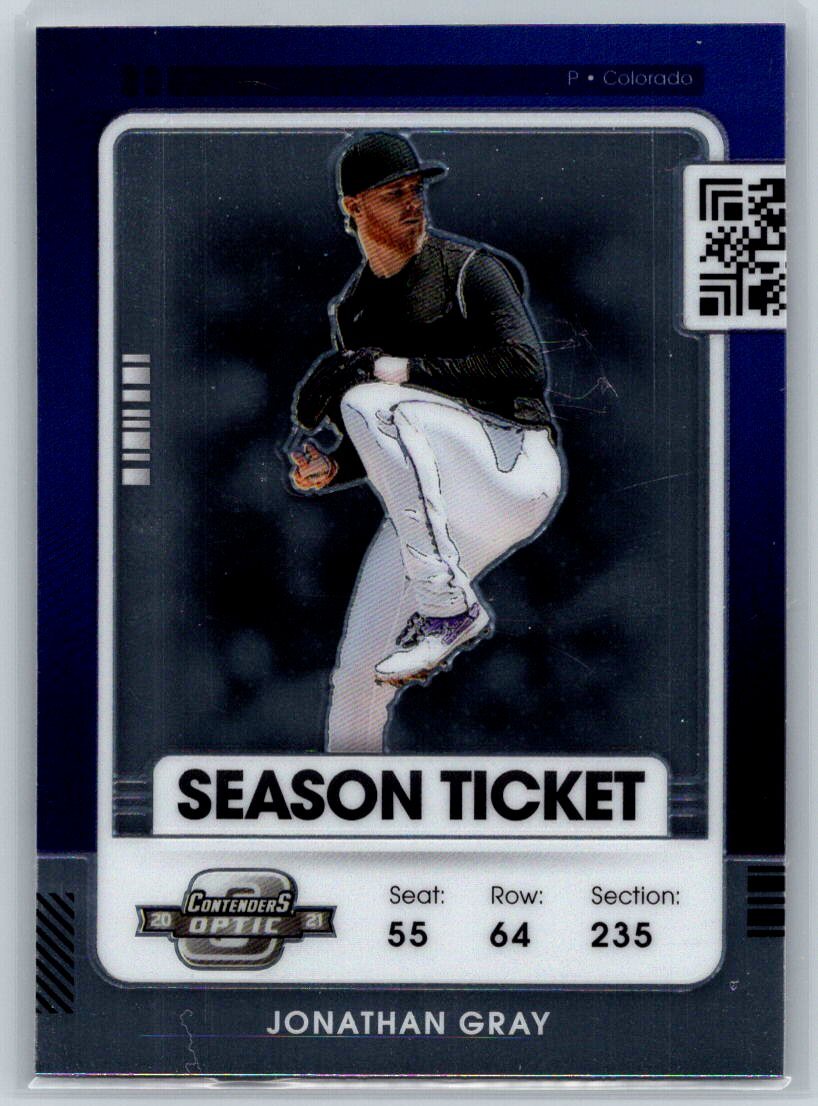 2021 Panini Contenders #42 Jonathan Gray Optic Holo