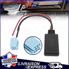 CÂBLE ADAPTATEUR BLUETOOTH MP3 AUDIO AUTORADIO FIAT PANDA PUNTO STILO [2308]