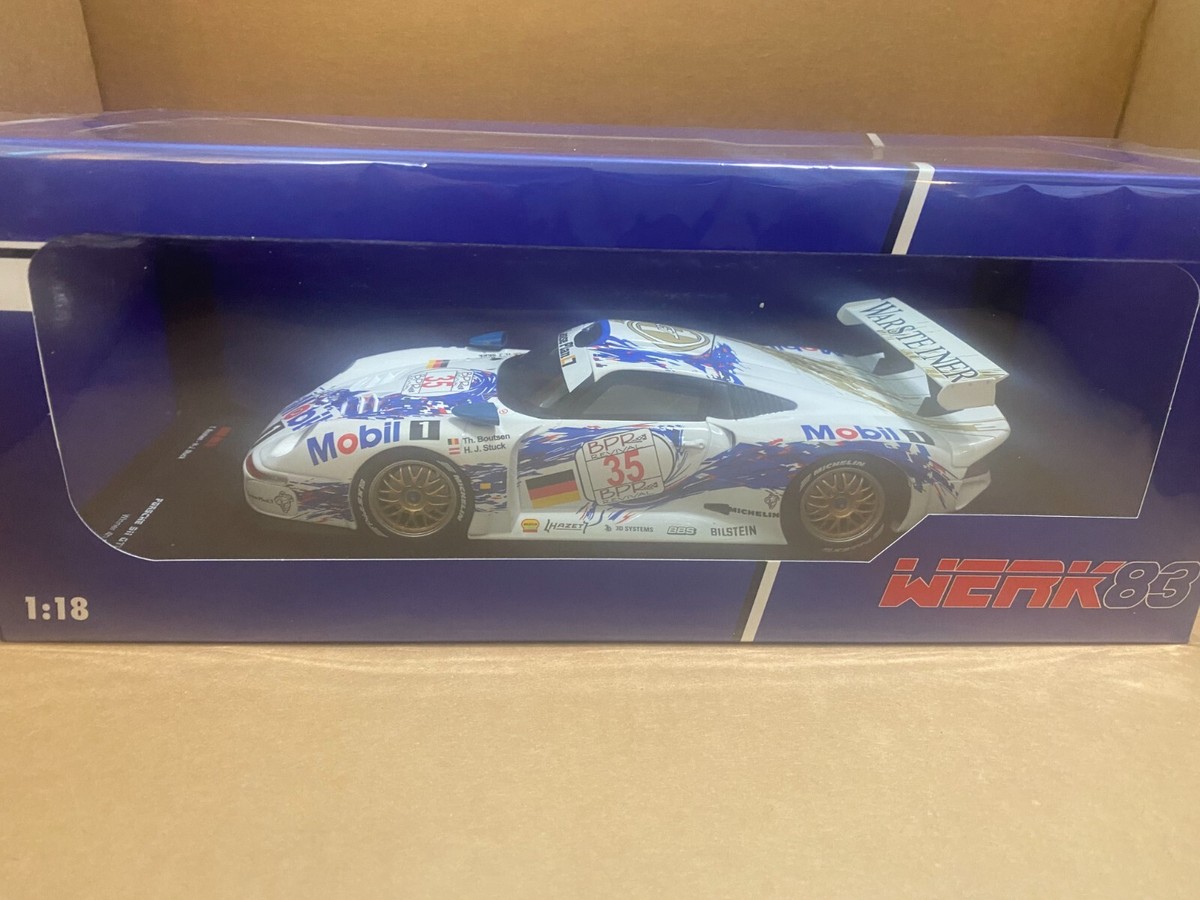 Porsche 911 GT1 #35 Winner 4h Spa 1996 Boutsen, Stuck 1:18