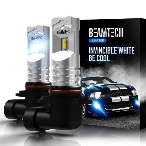 BEAMTECH H10 Fog Light BulbCSP Chips 6500K 800 Lumens Xenon White Extremely S...