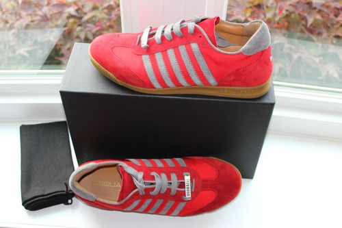 DSQUARED2 NEW RUNNER SNEAKER RED #10us 