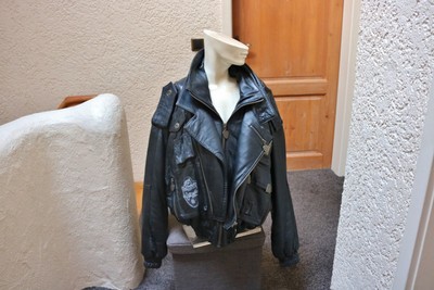 #Lederjacke, #Blouson, Gr, L, #Uncle Sam, #hochwertig, #Biker-Style
