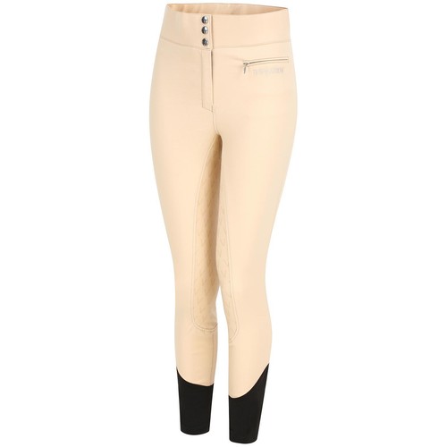 Ladies Horse Riding Breeches Full Soft Comfort Silicone Grip Seat Stylish Tights - Picture 3 of 16