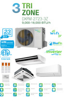 28000 Btu Tri Zone Ductless Mini Split Air Conditioner And Heat Pump  23 Seer2