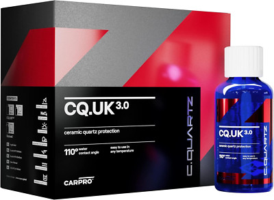CQUARTZ UK 3.0 - Ceramic Coating for Cars, Quartz Based Nanotechnology, Bonds to