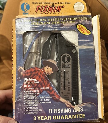 K-Tel Fishin Magician Fishing Tool With Original Box | eBay