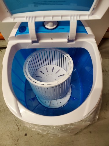 Costway 23104-CYWH Mini Washing Machine with Spin Dryer - Picture 5 of 17