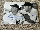 New York Yankees BOBBY RICHARDSON Signed 4x6 MICKEY MANTLE Photo MLB AUTOGRAPH